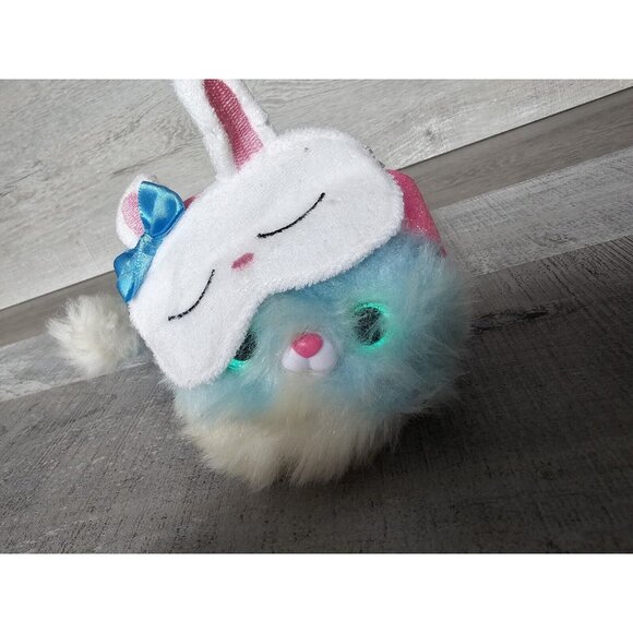 Pomsies Light Blue Dog Lulu Puppy Interactive Plush Wearable WORKS - Picture 1 of 10